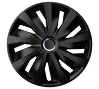 AutoStyle Juego de 4 Tapacubos Grip Pro 16 pulgadas Negro