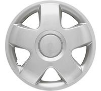 AutoStyle Juego de 4 Tapacubos Iowa 12 Pulgadas Plateado