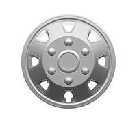 AutoStyle Tapacubos 16" pulgada Kit plata Embelecedores De Rueda Juego de tapacubos PP 5526