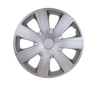 AutoStyle Juego de 4 Tapacubos Tenzo 16 Pulgadas Plateado