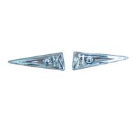 AUTOSTYLE Juego de intermitentes laterales compatible con Renault Megane II 2002-2008 - Transparente