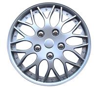 AUTOSTYLE KT-970-15S/L Juego de 4 Tapacubos Missouri 15 Pulgadas Plateado, Set de 4