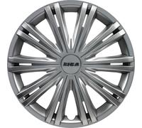 AutoStyle Tapacubos 13" pulgada Kit plata Embelecedores De Rueda Juego de tapacubos PP 5043