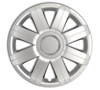 AutoStyle Tapacubos 13" pulgada Kit plata Embelecedores De Rueda Juego de tapacubos PP 5053