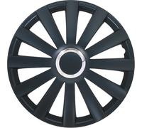 AutoStyle Tapacubos 14" pulgada Kit negro Embelecedores De Rueda Juego de tapacubos PP 5084B