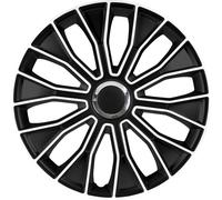 AutoStyle Tapacubos 15" pulgada Kit negro/blanco Embelecedores De Rueda Juego de tapacubos PP 5215