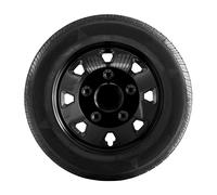 AutoStyle Tapacubos 14" pulgada Kit negro Embelecedores De Rueda Juego de tapacubos PP 5524B