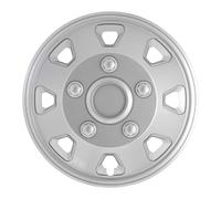 AutoStyle Tapacubos 15" pulgada Kit plata Embelecedores De Rueda Juego de tapacubos PP 5525