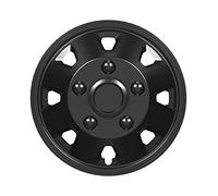 AUTO-STYLE Juego de 4 Tapacubos Itah 15 Pulgadas Negro (esférico)