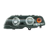 AutoStyle SK3300-103992D-EJM - Fs delanteros para 3 E46 2 puertas (modelos de 1999 a 2002, Plus Halo/Indicator), color negro