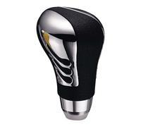 AUTO-STYLE AutoStyle M-3 - Pomo Universal para Palanca de Cambios, Color Negro y Cromado