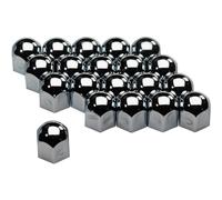 wheelnut cubre cromado acero 17 mm/20 unidades