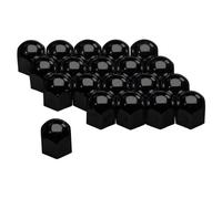 Autostyle sywn19b Juego de Metal Rueda Tapones de Tuerca, 19 mm, 20 Unidades, Color Negro