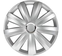 AutoStyle Tapacubos 13" pulgada Kit plata Embelecedores De Rueda Juego de tapacubos PP 5183