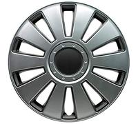 AutoStyle Tapacubos 15" pulgada Kit gris/plata Embelecedores De Rueda Juego de tapacubos PP 1135