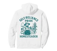 Autosuficiencia Homesteader Orgullo Agricultura Rural Vida Lenta Sudadera con Capucha