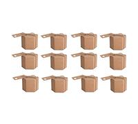 AutoSwan 100 Piezas Caja de Papel Kraft para Dulces, Caja de Regalo Caja de Dulces de Cartón Hexagonal, con Cordel Y Etiqueta