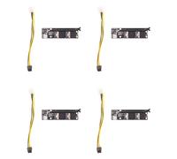 AutoSwan 4X Gen4 2 Puertos SlimSAS 8I X2 Una PCIE 4.0 X16 Placa de Adaptador de Ranura para Tarjeta de Red Tarjeta Gráfica Tarjeta de Video Tarjeta de Captura