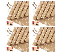AutoSwan Hojas de Papel para Envolver, para la Fiesta de Cumpleaños de Navidad Papel de Envolver Juego de 20 Papeles para Envolver Regalos, Papel para Envolver Regalos para Regalo