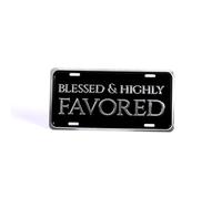 Autotag Deluxe Blessed & Highly Favored Silver