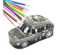 AutoTarnbeutel -Form -Bleistiftkoffer - Fahrzeugbeutel, Tarnbeutel | Neuheit Stationery Container für Farbstern Schule Artikel Kompaktlösungen kreativer Organisator Kinder Spaß schreibTools, gris, ver