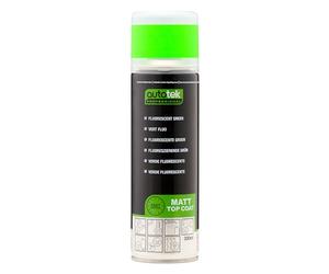 Autotek Extra Bright Fluorescent Green Spray Paint, Fluorescent Aerosol Spray 300 ml