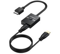 AUTOUTLET Adaptador PS2 a HDMI para consolas PS2 y PS1, soporta salida | Con interruptor de relación de aspecto 4:3/16:9, Plug and Play, convertidor de cable HDMI compatible con PS1/PS2 Phat y Slim