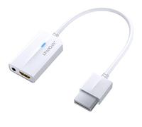 AUTOUTLET Adaptador Wii a HDMI, Convertidor Wii Hdmi 1080P / 720P Full HD, con Salida de Audio y Video de 3,5mm para Nintendo Wii, Monitor de TV, Proyector, Televisión, Blanco