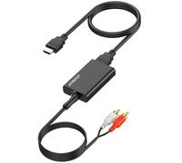 AUTOUTLET Extractor de Audio ARC HDMI ARC a 3.5mm Convierte Señal de TV a Audio Estéreo para Auriculares Altavoces Compatible con Televisores