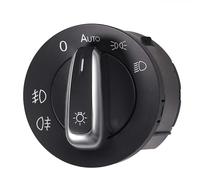 AUTOUTLET Interruptor de Luz de Faros, Luz Interruptor de Control, 5ND941431B, Interruptor de Luz Principal para VW: Golf, EOS, Scirocco, Tiguan, Touran, Caddy, Passat