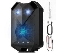 AUTOUTLET Repelente de Ratas Ultrasonico Coche 18-36kHz Ultrasónico Repelente de Martas con Luz LED Intermitente, Alimentar con Baterías AAA, Batería de Coche o USB Start-Stop para Ratones
