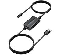 AUTOUTLET USB A a Adaptador Óptico, Convertidor USB Tipo A a SPDIF Toslink con Cable Óptico Desmontable de 1M, Cable Adaptador de Audio Digital para Computadora Portátil PC a Barra de Sonido