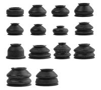 AUTOXBERT 14x cabezas de articulación esférica de goma para barras de dirección, cubierta protectora de polvo, protector de silicona para cabezal de rótula y articulación esférica