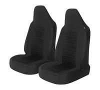 AUTOYOUTH Fundas de asiento de coche delantero para perros, niños, deportes, trabajo, taller, etc. Tipo de compartimento integrado Protección de asiento de coche con airbag universal, color negro