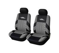AUTOYOUTH Fundas de asiento delantero para coches, para mujeres, protectores de asiento de coche, 4 unidades, color gris