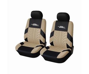 AUTOYOUTH Fundas de asiento delantero para coches, para mujeres, protectores de asiento de coche, accesorios de asiento de coche (4 unidades, beige)