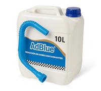 AUTOZOCO AdBlue Aditivo para Motores diésel, Apto para la reducción de emisiones de NOx, Conforme a ISO 22241-1, Compatible con vehículos de Motor diésel SCR, Incluye Boquilla, Garrafa de 10 litros.