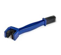 AUTOZOCO Cepillo Limpiador Cadena Moto, Cepillo Cadena Bicicleta, Herramienta Limpieza Engranajes, Limpia Cadenas Motocicleta, Cepillo para Cadena y engranes, 25 cm, Azul