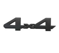 AUTOZOCO Emblema Adhesivo 4x4 Metal, Insignia 4x4, Compatible con Toyota SUV 4WD, Adhesivo 4x4 para carrocería, Insignia 4x4, Medidas 21.3 cm Ancho x 3.2 cm Alto, Metálico, Negro Mate