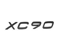 AUTOZOCO Emblema XC90, Insignia XC90, Adhesivo XC 90, Pegatina XC 90, Adhesivo para Maletero, Emblema para Maletero Coche, Compatible con Volvo, Plástico, 15.5 x 2.9 cm, Negro