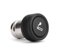 AUTOZOCO Encendedor De Cigarrillos De Coche Metalico 12 V Negro - mechero con Ancho 22mm - Botón Encendedor de Cigarrillos para la mayoría de los Coches- 22 mm - Enciende cigarros para vehiculos