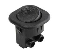 AUTOZOCO Interruptor de palanca unipolar de empotrar, Interruptor basculante de 1 polo empotrable, Interruptor unipolar, ON-OFF, 2T, 6A /250V, Conexión a tornillo M3, Taladro montaje: Ø20,5mm, Negro