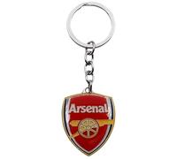 AUTOZOCO Llavero metálico Arsenal Football Club, edición de aficionado, Llavero multicolor con emblema del Arsenal, equipo The Gunners, Metálico, multicolor
