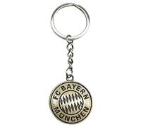 AUTOZOCO Llavero metálico Bayern Múnich, edición de aficionado, emblema del Bayern Múnich, equipo bávaro, Metálico, Color dorado