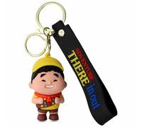 AUTOZOCO Llavero Russell, Película UP, dibujos animados, Colgante, Porta llaves de Russell, Llavero 3D UP, Compatible con Disney, Silicona