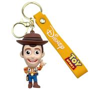 AUTOZOCO Llavero Woody Toy Story silicona, Goma de Toy Story, Llavero de Figura de Woody, 7 cm, Silicona, Compatible con Disney