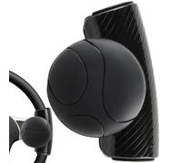 AUTOZOCO Pomo Giratorio Universal para Volante, Perilla de Volante, Bola de Refuerzo de Volante Universal, pomo dirección para Coches, Apto para Furgoneta, camión o Cualquier vehículo con Volante.