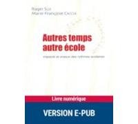Autres Temps Autre École (ebook)