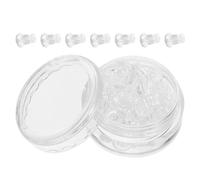 AUTSUPPL 1 caja Tapones para Pendientes de Transparentes de Unidades Cierre Seguro Anticaída para Pendientes de Botón Accesorios de Joyería Duraderos y Cómodos para y Adolescente