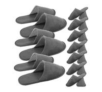 AUTSUPPL 10 pares Zapatillas Desechables Unisex Antideslizantes para Hotel Salón Viaje y Hogar Diseño Ligero y Portátil Uso Único para Invitados y Estancia Corta